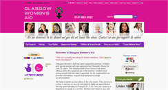 Desktop Screenshot of glasgowwomensaid.org.uk