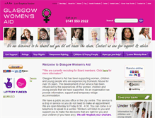 Tablet Screenshot of glasgowwomensaid.org.uk